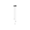 Umage Rosette Mini 3 Pendeloppheng - Svart -Lightup Butikk Rosette Mini 3 pendeloppheng Svart Elektro tilbehor lamper Umage 4003 1