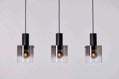 Roxy Takpendel Skinne 3 Stk 20 Cm - Røykfarget -Lightup Butikk Roxy takpendel skinne 3 stk 20 cm Roykfarget Takpendler Ms belysning 9400106921 4