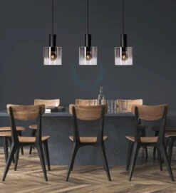 Roxy Takpendel Skinne 3 Stk 20 Cm - Røykfarget -Lightup Butikk Roxy takpendel skinne 3 stk 20 cm Roykfarget Takpendler Ms belysning 9400106921 5