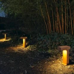 Rusty Pullert 40 Cm IP44 -Lightup Butikk Rusty pullert 40 cm IP44 Utebelysning pullert Slv slv 230090 6