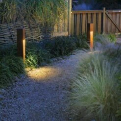 Rusty Pullert 80 Cm IP44 -Lightup Butikk Rusty pullert 80 cm IP44 Utebelysning pullert Slv slv 229411 3