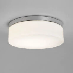 Sabina 280 Taklampe IP44 E27 - Polert Krom/Opal