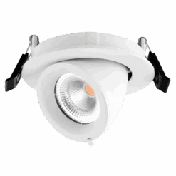 Sargas Rotatable Lavtbyggende Downlight 8W 2700K Dimbar IP20 - Hvit