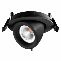 Sargas Rotatable Lavtbyggende Downlight 8W 2700K Dimbar IP20 - Svart