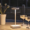 Konstsmide Scilla Bordlampe 27 Cm IP54 Oppladbar USB - Hvit