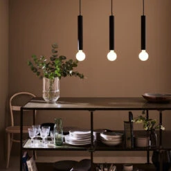 Markslöjd Sencillo 3 Takpendel - Svart - Svart