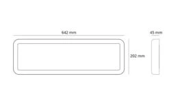 Sense Surface 640 Taklampe 18W 3000K IP20 IK10 M/PIR Sensor - Hvit -Lightup Butikk Sense Surface 640 taklampe 18W 3000K IP20 IK10 mPIR Sensor Hvit Taklamper Sg Armaturen As 3300520 3