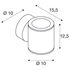 Sitra Vegglampe Utendørs Opp/ned IP44 -Lightup Butikk Sitra vegglampe utendors oppned IP44 Utebelysning vegg opp og ned Slv slv 230365 4