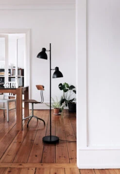 Skagen Dobbel Gulvlampe - Svart