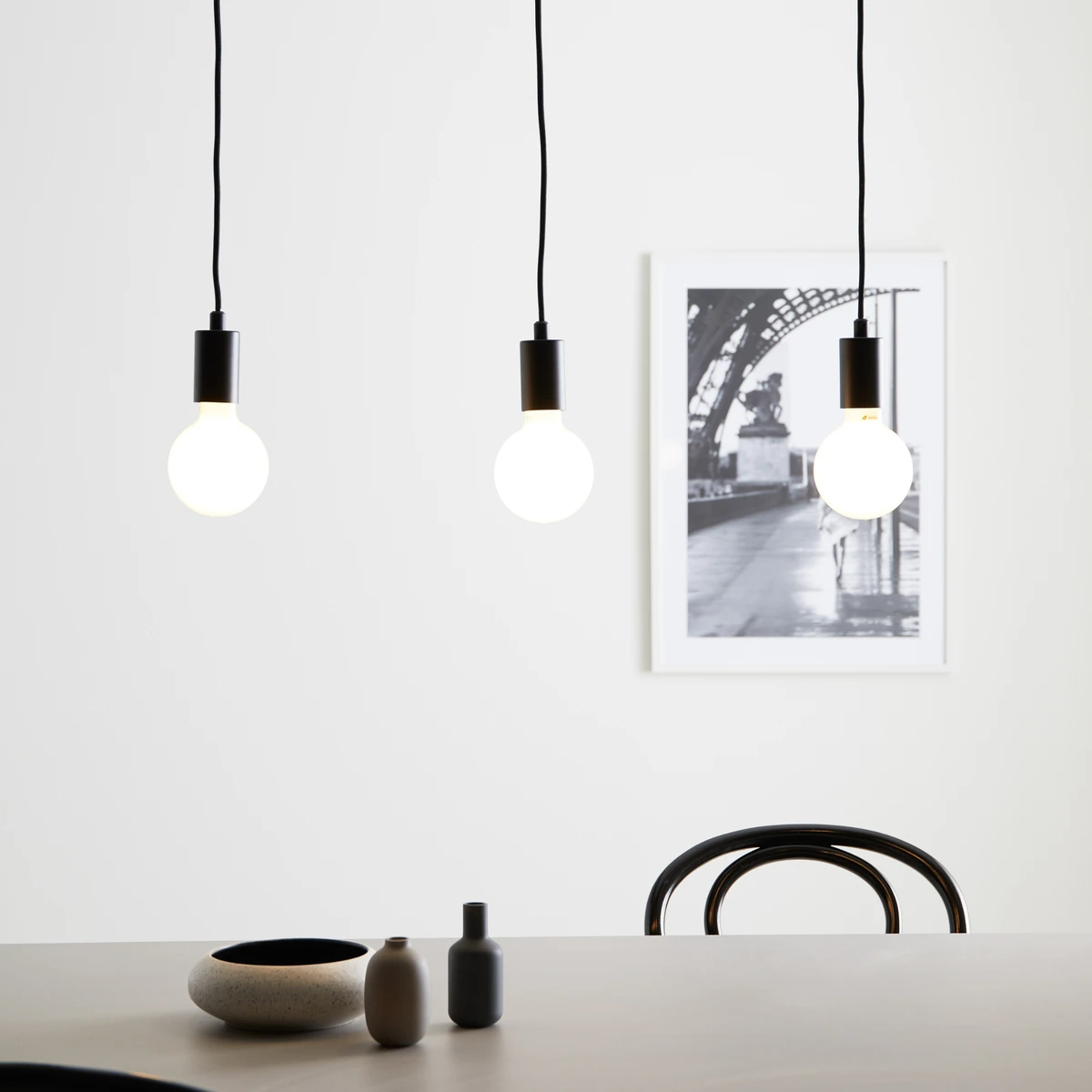 Markslöjd Sky Pendel Rett 3 Lys - Svart - Svart 3 Markslöjd Sky Pendel Rett 3 Lys - Svart - Svart