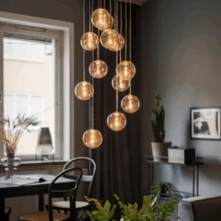 Globen Lighting Skyfall Takpendel - Amber