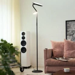 Slim Uplight Gulvlampe Med Leselys Og Fjernkontroll -Lightup Butikk Slim uplight gulvlampe med leselys og fjernkontroll Gulvlamper Halo Designs 5705639746842 3