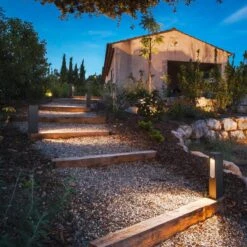 Slotbox Pullert 40 Cm 8W 3000 Kelvin IP44 -Lightup Butikk Slotbox pullert 40 cm 8W 3000 Kelvin IP44 Utebelysning pullert Slv slv 232135 5