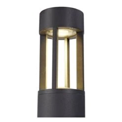 Slots Pullert 66,5 Cm 4,5W 3000 Kelvin IP44 -Lightup Butikk Slots pullert 665 cm 45W 3000 Kelvin IP44 Utebelysning pullert Slv slv 231455 3