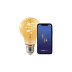 Nordlux Smartpære E27 A60 4,7W 2200 Kelvin 380 Lumen 60mm - Amberfarget