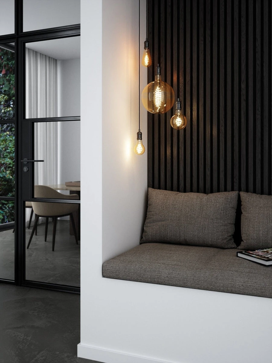 Nordlux Smartpære E27 G95 4,7W 2200 Kelvin 380 Lumen 95 Mm - Amberfarget 4 Nordlux Smartpære E27 G95 4,7W 2200 Kelvin 380 Lumen 95 Mm - Amberfarget - Bilde 2