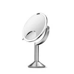 Simplehuman Sminkespeil Trio Med Lys, Sensor Og Oppladbart - Børstet Stål -Lightup Butikk Sminkespeil trio med lys sensor og oppladbart Borstet stal Baderomsbelysning sminkespeil Simplehuman ST3024 4