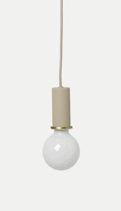 Ferm LIVING Socket Takpendel Lav - Cashmere