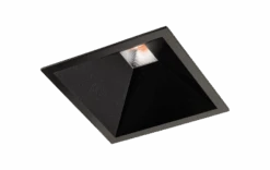 Soft Square Innfelt Downlight 12W 3000K RA98 Dimbar - Svart