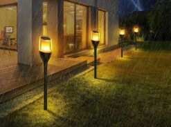 Solar Flame Hagebelysning 1W 1600K IP65 - Solcelle -Lightup Butikk Solar Flame hagebelysning 1W 1600K IP65 Solcelle Utebelysning Hagebelysning NorDesign 401321206 4