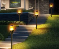 Solar Flame Hagebelysning 1W 1600K IP65 - Solcelle -Lightup Butikk Solar Flame hagebelysning 1W 1600K IP65 Solcelle Utebelysning Hagebelysning NorDesign 401321206 5