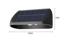 Solar Vegglampe 2W 3000 Kelvin IP65 Utendørs Med Solcelle -Lightup Butikk Solar vegglampe 2W 3000 Kelvin IP65 utendors med solcelle Utebelysning vegg opp og ned NorDesign 401320605 3