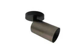 Spoton Circle Takspot 1 Lys GU10 - Svart/Titanium