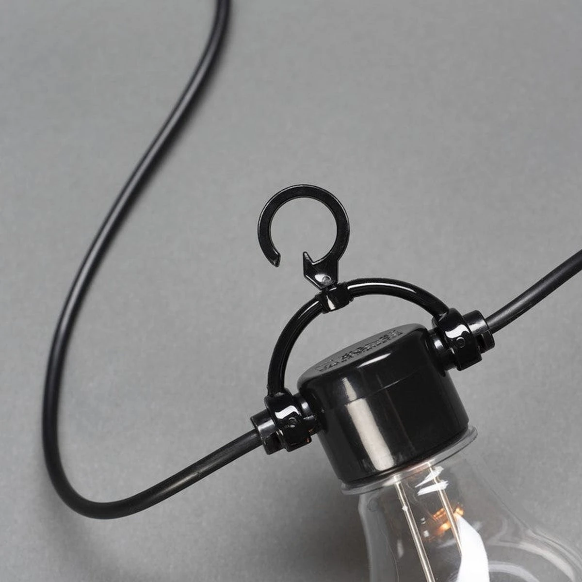 Konstsmide Startsett Lysslynge 10 Lys Med Svarte Skjermer - Amber 10 Konstsmide Startsett Lysslynge 10 Lys Med Svarte Skjermer - Amber - Bilde 8