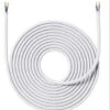 Stoffledning 4 Meter Uten Jord - Hvit 1 Stoffledning 4 Meter Uten Jord - Hvit -Lightup Butikk Stoffledning 4 meter uten jord Hvit Elektro Kabel Nielsen Light NL 950400 1