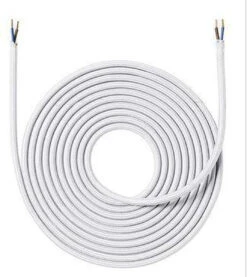 Stoffledning 4 Meter Uten Jord - Hvit