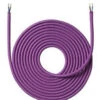 Stoffledning 4 Meter Uten Jord - Lilla -Lightup Butikk Stoffledning 4 meter uten jord Lilla Elektro Kabel Nielsen Light NL 950411 1