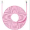 Stoffledning 4 Meter Uten Jord - Rosa -Lightup Butikk Stoffledning 4 meter uten jord Rosa Elektro Kabel Nielsen Light NL 950415 1