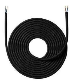 Stoffledning 4 Meter Uten Jord - Svart