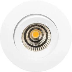 Stretto Isosafe Lavtbyggende Downlight 5W 2700K Dimbar - Hvit