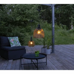 Star Trading Sunlight Solcelle Pendel Large Utendørs M/sensor - Svart -Lightup Butikk Sunlight solcelle pendel large utendors msensor Svart Utebelysning Hagebelysning Star Trading 481 71 3