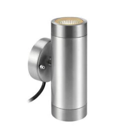 Markslöjd Sylinder Vegglampe Aluminium - Garden 24 - Krom -Lightup Butikk Sylinder vegglampe aluminium Garden 24 Krom Utebelysning Garden 24 Markslojd Mrk 108170 2