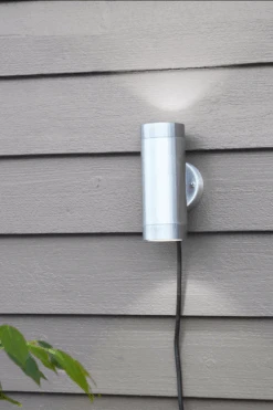 Markslöjd Sylinder Vegglampe Aluminium - Garden 24 - Krom -Lightup Butikk Sylinder vegglampe aluminium Garden 24 Krom Utebelysning Garden 24 Markslojd Mrk 108170 3