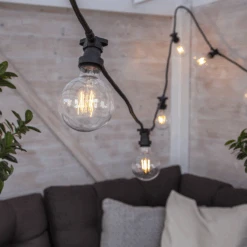 Star Trading System Expo Lysslynge 10 Lys E27 - Svart -Lightup Butikk System Expo lysslynge 10 lys E27 Svart Julebelysning expo Star Trading 418 10 17