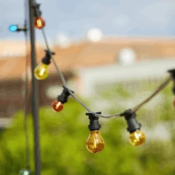 Star Trading System Expo Lysslynge 10 Lys E27 - Svart -Lightup Butikk System Expo lysslynge 10 lys E27 Svart Julebelysning expo Star Trading 418 10 6