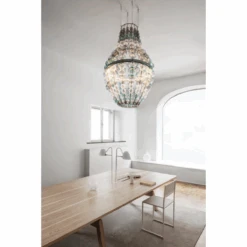 The Crown Lysekrone 135 Cm - Håndblåst Glass -Lightup Butikk The Crown lysekrone 135 cm Handblast glass Takpendler Orsjo 35002 76 019 3