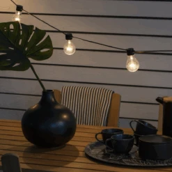 Konstsmide Tilleggsslynge 10 Lys - Amber -Lightup Butikk Tilleggsslynge 10 lys Amber Utebelysning Lysslynge Konstsmide 2397 800 3