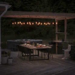 Konstsmide Tilleggsslynge 10 Lys Nedhengt Utskiftbar - Amber -Lightup Butikk Tilleggsslynge 10 lys nedhengt utskiftbar Amber Utebelysning Lysslynge Konstsmide 2352 800 4