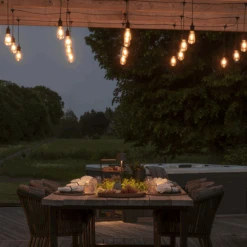 Konstsmide Tilleggsslynge 10 Lys Nedhengt Utskiftbar - Amber -Lightup Butikk Tilleggsslynge 10 lys nedhengt utskiftbar Amber Utebelysning Lysslynge Konstsmide 2352 800 5