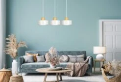 Torin Trippel Takpendel - Hvit/Tre -Lightup Butikk Torin trippel takpendel HvitTre Takpendler Emibig 10473 2