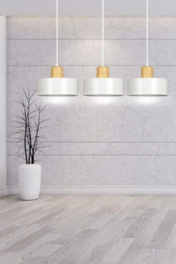 Torin Trippel Takpendel - Hvit/Tre -Lightup Butikk Torin trippel takpendel HvitTre Takpendler Emibig 10473 5