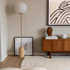 Globen Lighting Torrano Gulvlampe - Travertine