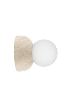 Globen Lighting Torrano Vegg Og Taklampe - Travertine