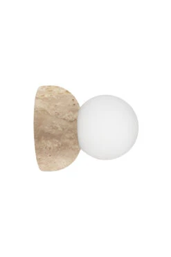 Globen Lighting Torrano Vegg Og Taklampe - Travertine -Lightup Butikk Torrano vegg og taklampe Travertine Baderomsbelysning vegglamper Globen Lighting 590502 4