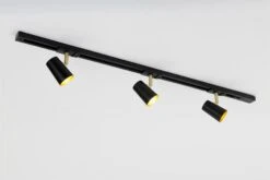 Trackline Conic Spotskinne 1 Meter 3 Spot - Svart/Gull