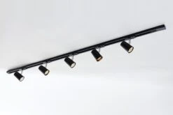 Trackline Conic Spotskinne 1,5 Meter 5 Spot - Svart